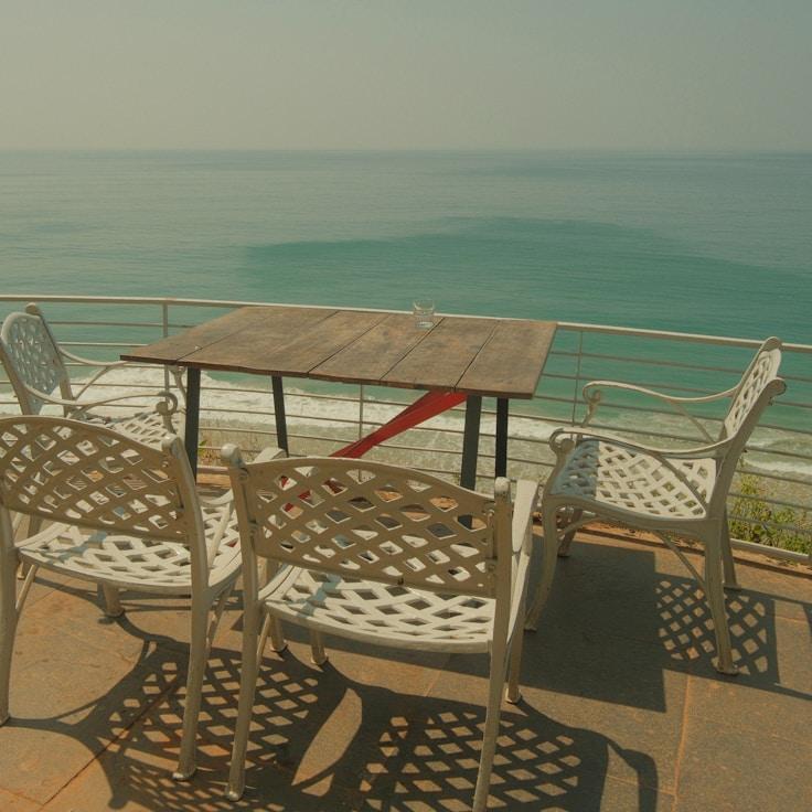 Outdoor terrace seating suitable for families in Barcelona